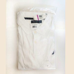 Men's Bright White Nautica Short Sleeved Polo XXL